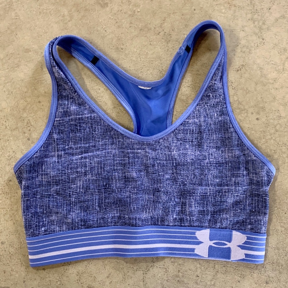 SMALL PURPLE UA SPORTS BRA